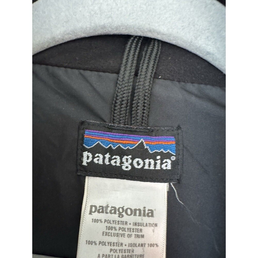 Vintage Patagonia Men’s Large Black Winter Insulated Rubicon Rider Jacket Coat - Picture 3 of 16